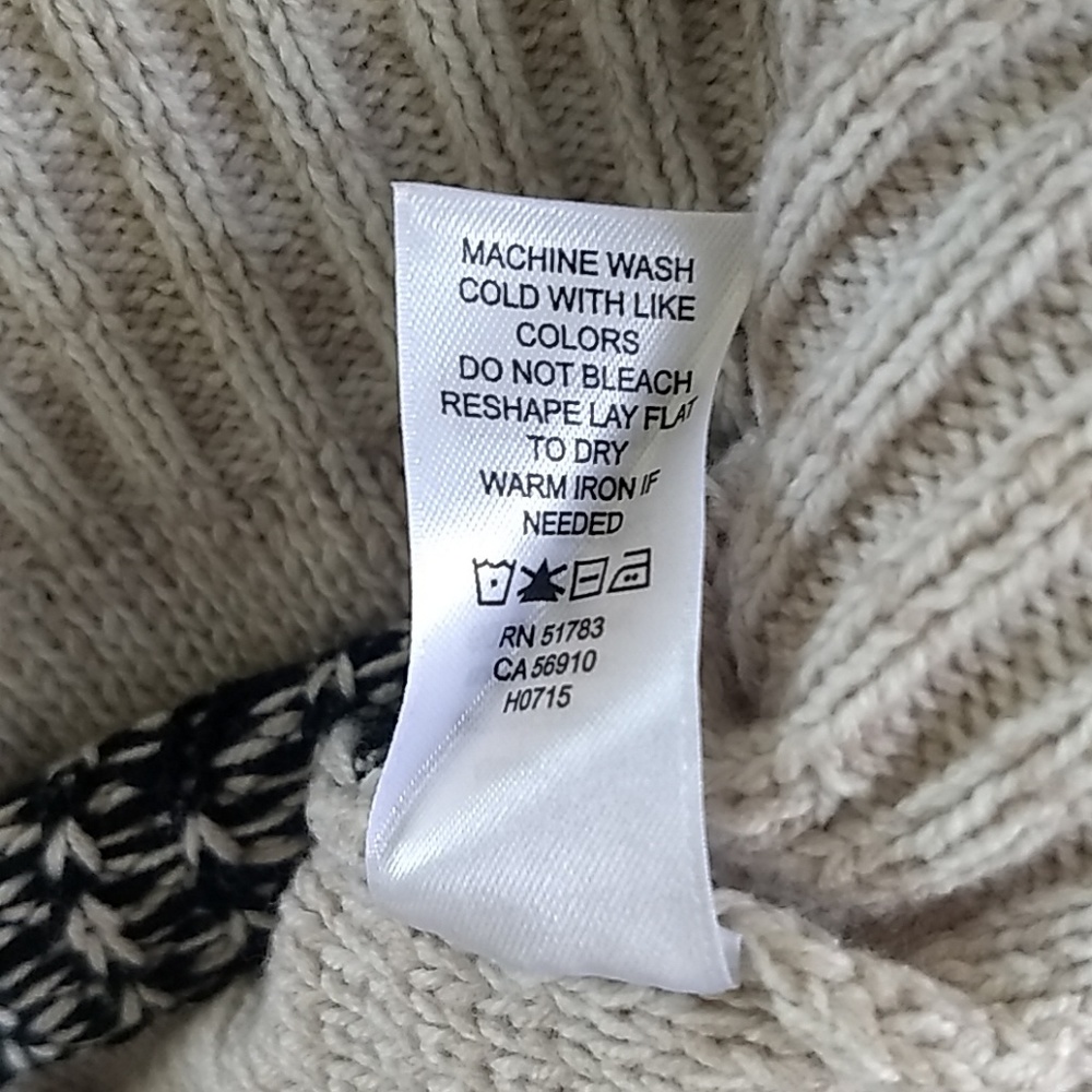 Maurices Aztec Cowl Neck Sweater Dress, Medium - Picture 8 of 8